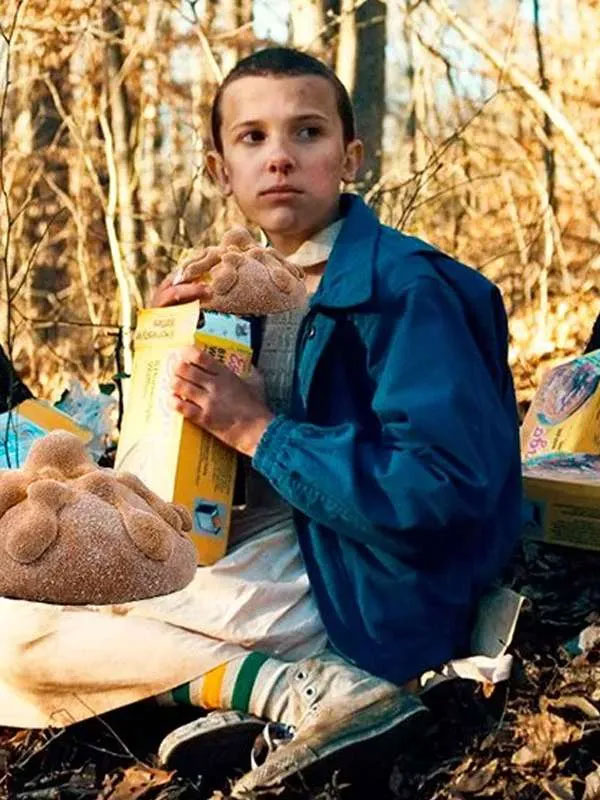 Buy Millie Bobby Brown Stranger Things Eleven Blue Cotton Jacket