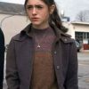 Buy Natalia Dyer Stranger Things S01 Nancy Wheeler Purple Jacket