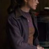 Shop Nancy Wheeler Stranger Things S01 Purple Jacket