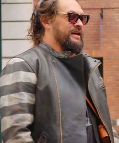 Buy TV Series On The Roam 2026 Jason Momoa Vin­tage Leather Jack­et