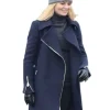 Shop Once Upon A Time Emma Swan Blue Wool Coat