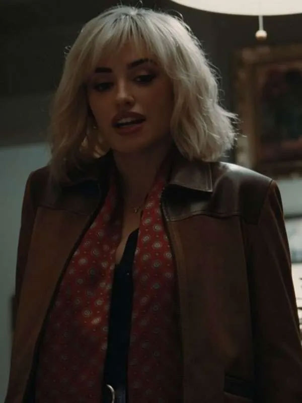 Buy The Invite Penélope Cruz Brown Suede Jacket