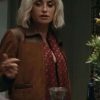 Buy Penélope Cruz The Invite 2026 Piña Penélope Cruz Brown Suede Leather Jacket