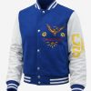 Shop Power Book II Ghost Effie Blue Varsity Jacket