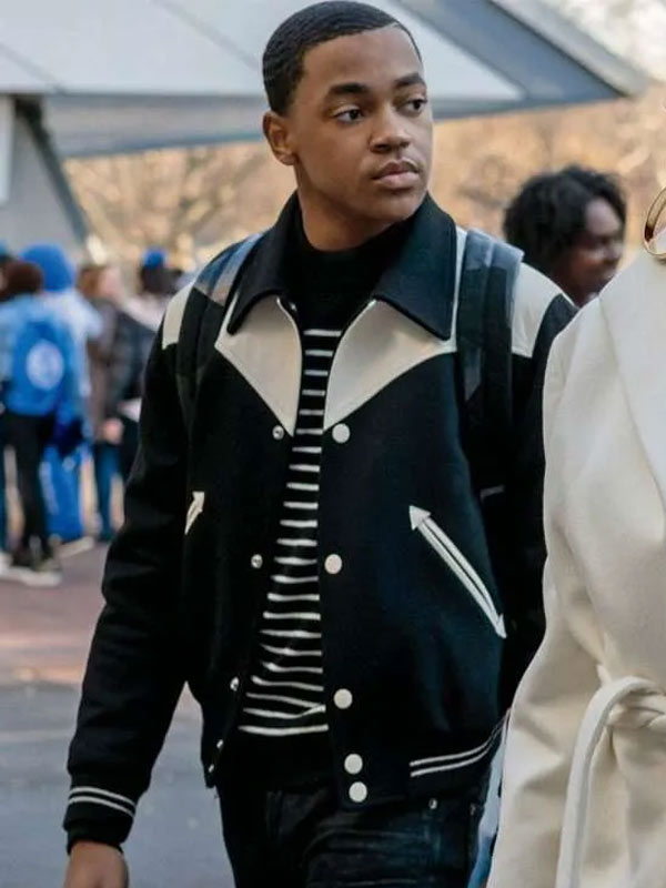 Shop Michael Rainey Jr Power Book II Ghost Tariq St. Patrick Varsity Jacket