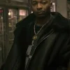 Shop Power Book III Malcolm M. Mays Shearling Leather Jacket
