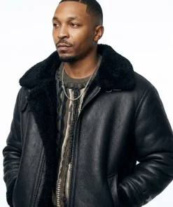 Buy Power Book III Malcolm M. Mays Shearling Jacket