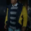 Shop Mekai Curtis Power Book III Raising Kanan TV Series Black and Yellow Jacket