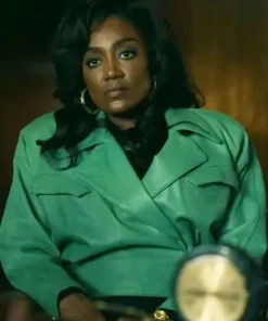 Shop Power Book III Raising Kanan Raquel Thomas Green Jacket