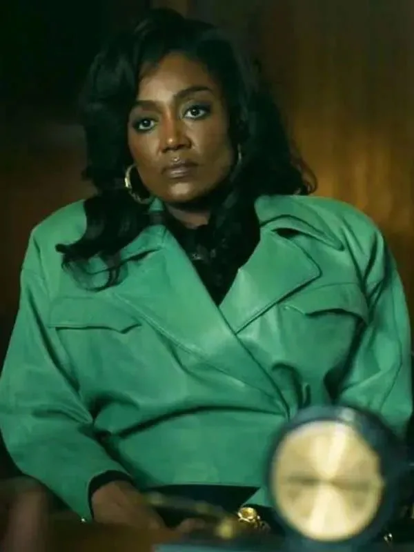 Shop Power Book III Raising Kanan Raquel Thomas Green Jacket