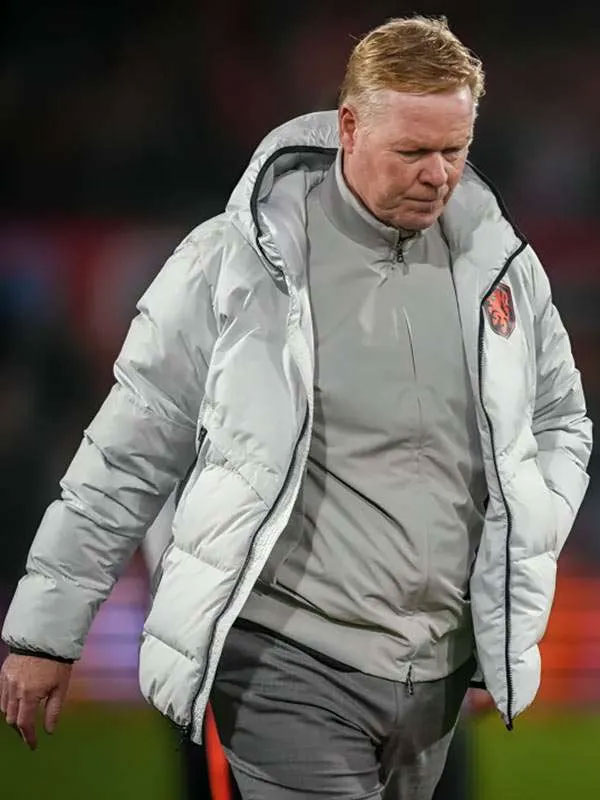 Shop Ronald Koeman Puffer Hooded Jacket