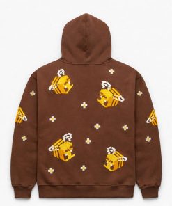 Shop Minecraft Bee Brown Pullover Hoodie