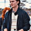 Shop Stranger Things Steve Harrington Black Cotton Jacket