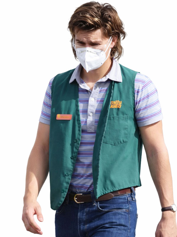 Shop Steve Harrington Stranger Things Green Vest