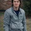 Shop Steve Harrington Stranger Things Season 2 Grey Jacket