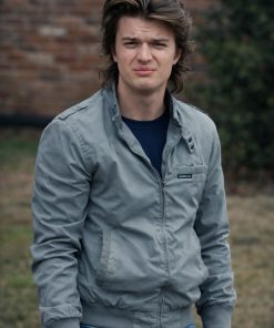 Shop Steve Harrington Stranger Things Season 2 Grey Jacket