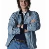 Shop Joe Keery Steve Harrington Blue Bomber Stranger Things Jacket