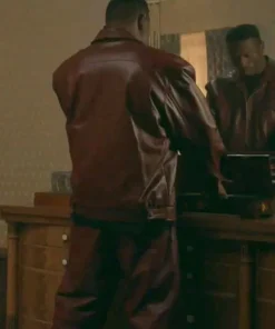 Buy Unique Power Book III Raising Kanan S03 Brown Leather Jacket