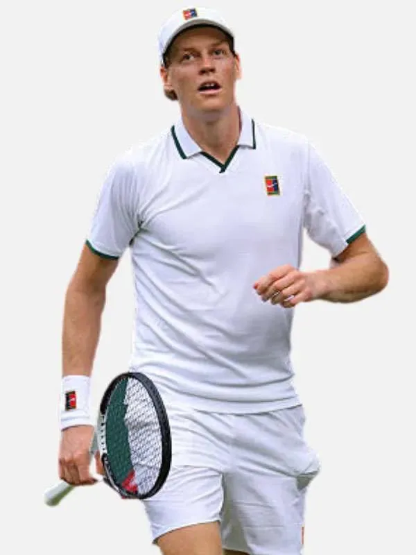 Shop Jannik Sinner Wimbledon Tennis Championships White T-Shirt
